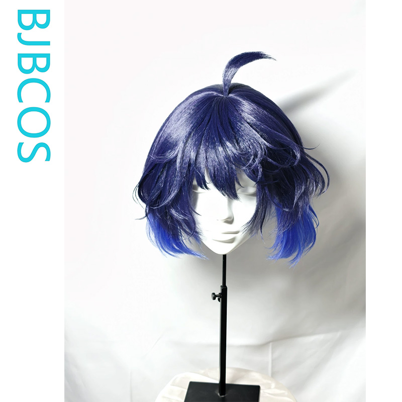 Anime Cosplay Blue Hair - [Stijlvolle pruik] Seele Vollerei Cosplaypruik Game