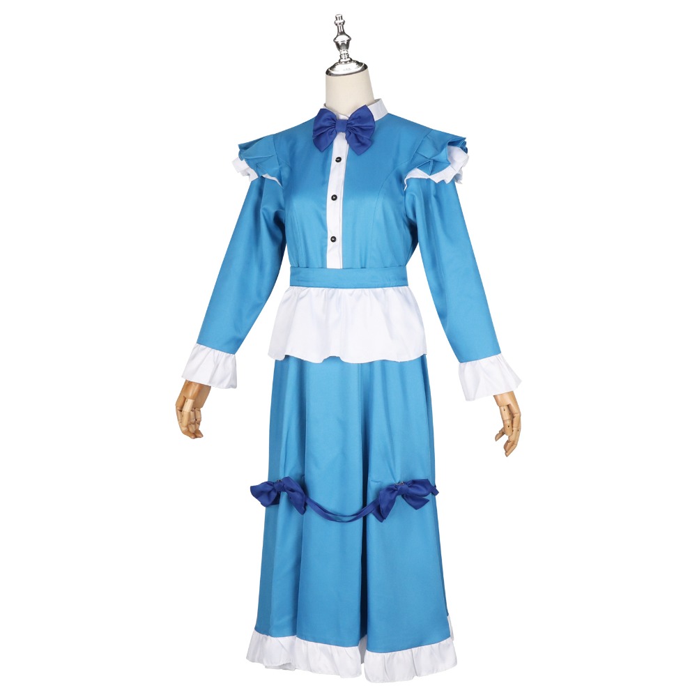Poppy Red Hair Cosplay Kostuum - Anime Cosplay Blue Hair recensie en prijs