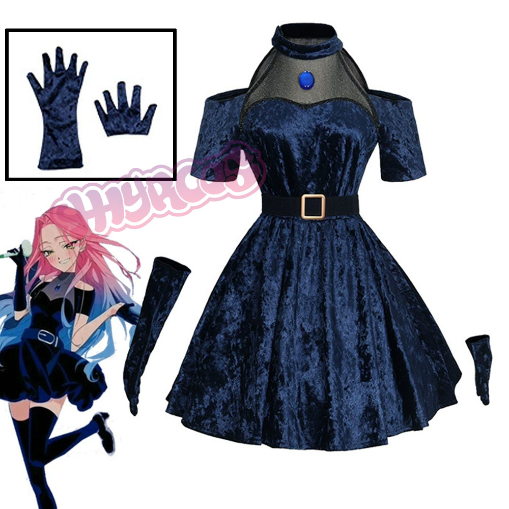 Mizi Cosplay Anime Alien Tonee - Anime Cosplay Blue Hair recensie en prijs