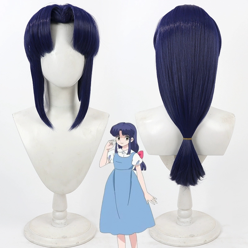 Anime Ranma 1/2 Akane Tendo Co - Anime Cosplay Blue Hair recensie en prijs
