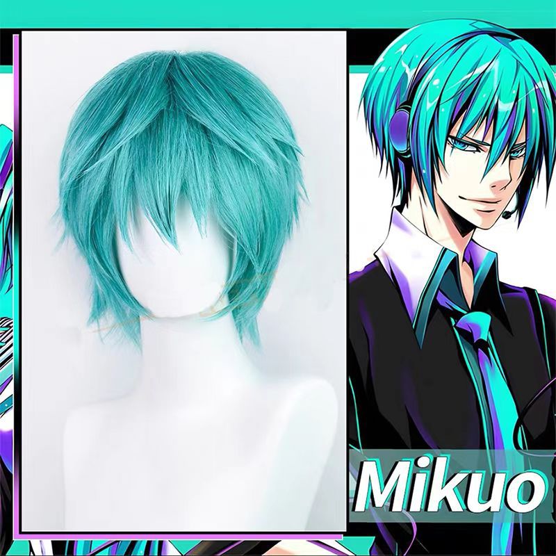 Mikuo Cosplay Pruik Anime Miku - Anime Cosplay Blue Hair recensie en prijs